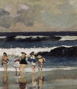 Winslow Homer Detail from on the Beach Spain oil painting artist